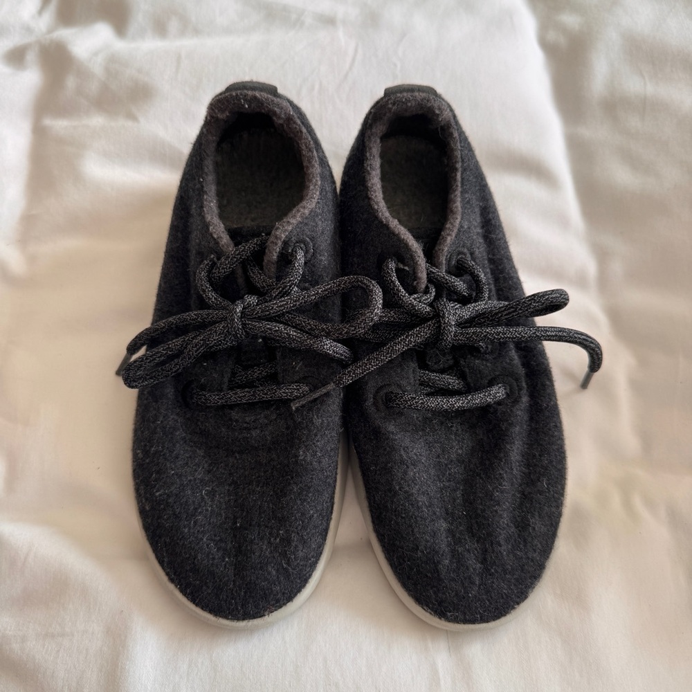 Allbirds Wool Runners in Charcoal/Black